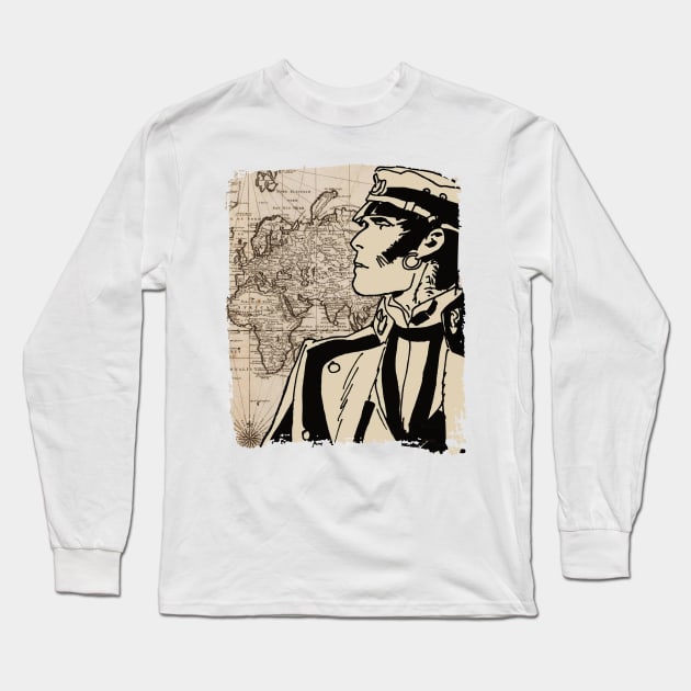 Corto Maltese Long Sleeve T-Shirt by workshop71